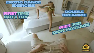 Vacker asiatisk flickvän – erotisk dans, vild ridtur & krämig inuti
