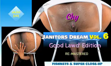 Vaktmästarens Fantasy Vol 6 Tjock BBW Nätstrumpor och Gapande Rövhål På Nära Håll Remastered