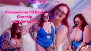 Fascinerande VR-bröstdyrkan med Sara Star