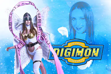 Flyg iväg med Angewoman i Digimon – en xxx-cosplayparodi