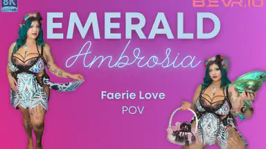 Storbystig fe-fantasi med Emerald Ambrosia