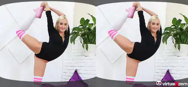 Flexibel aerobics sex Tight bustig europeisk tonåring VR sex