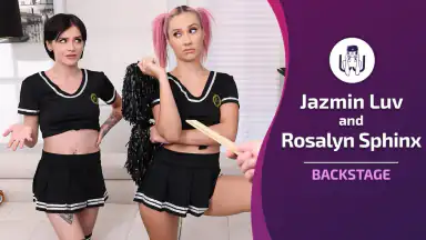 Backstage med Rosalyn Sphinx och Jazmin Luv